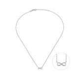 Infinity, Sterling Silver Necklace