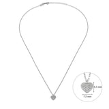 Cuore, Sterling Silver Necklace