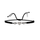 Cuore, Sterling Silver Bracelet (String)