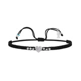 Cuore, Sterling Silver Bracelet (String)