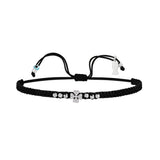 Good Luck Kiss, Sterling Silver Bracelet (String)