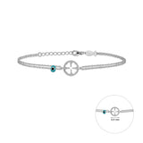 Good Luck, Sterling Silver Bracelet