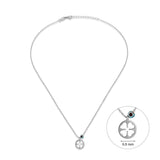 Good Luck , Sterling Silver Necklace