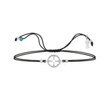Good Luck, Sterling Silver Bracelet (String)