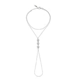 Twin Hearts, Sterling Silver Shahmaran