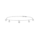 Trebol, Sterling Silver Anklet