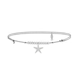 Seastar, Sterling Silver Anklet (String)