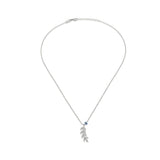 Rama de Olivo , Sterling Silver Necklace