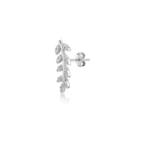 Rama de Olivo, Sterling Silver Earring (Sold INDIVIDUALLY)