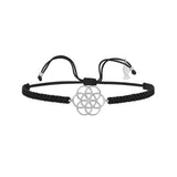 Seed of Life, Sterling Silver Bracelet (String)