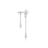 Plumb, Sterling Silver Earring (Sold INDIVIDUALLY)