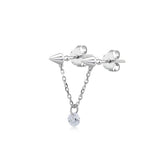 Plumb, Sterling Silver Earring (Sold INDIVIDUALLY)