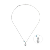 Ananas, Sterling Silver Necklace