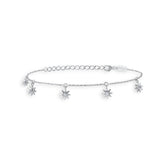 Mini Sun, Sterling Silver Bracelet