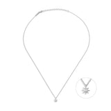 Mini Sun, Sterling Silver Necklace