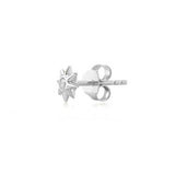 Mini Sun, Sterling Silver Earring (Sold INDIVIDUALLY)