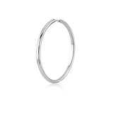 Huggie Hoop, Sterling Silver Earring (Sold INDIVIDUALLY)