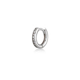 Huggie Hoop, Sterling Silver Earring (Sold INDIVIDUALLY)