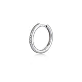 Huggie Hoop, Sterling Silver Earring (Sold INDIVIDUALLY)