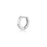 Huggie Hoop, Sterling Silver Earring (Sold INDIVIDUALLY)