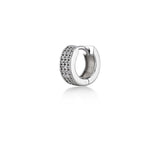 Huggie Hoop, Sterling Silver Earring (Sold INDIVIDUALLY)