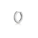 Huggie Hoop, Sterling Silver Earring (Sold INDIVIDUALLY)