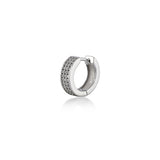 Huggie Hoop, Sterling Silver Earring (Sold INDIVIDUALLY)