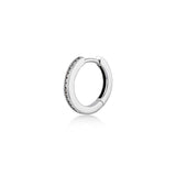 Huggie Hoop, Sterling Silver Earring (Sold INDIVIDUALLY)