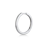 Huggie Hoop, Sterling Silver Earring (Sold INDIVIDUALLY)