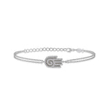Healer's Hand, Sterling Silver Bracelet