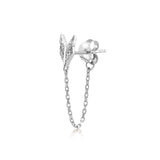 Tail, Sterling Silver Earring (Sold INDIVIDUALLY)