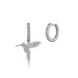 Hummigbird, Sterling Silver Earrings Set