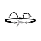 Hummigbird, Sterling Silver Bracelet (String)