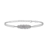 Feather, Sterling Silver Bracelet