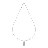 Feather, Sterling Silver Necklace