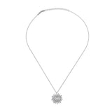 Spiral Sun, Sterling Silver Necklace