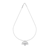 Sun Headed, Sterling Silver Necklace