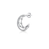 Sun Headed, Sterling Silver Earring (Sold INDIVIDUALLY)