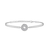 Magic Disk, Sterling Silver Bracelet
