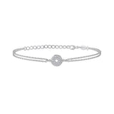 Mini Magic Disk, Sterling Silver Bracelet