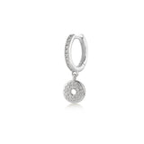 Mini Magic Disk | Sterling Silver Earring (Sold INDIVIDUALLY)