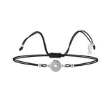 Mini Magic Disk, Sterling Silver Bracelet (String)