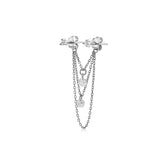 Linda, Sterling Silver Earring (Sold INDIVIDUALLY)