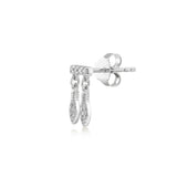 Mini Rain, Sterling Silver Earring (Sold INDIVIDUALLY)