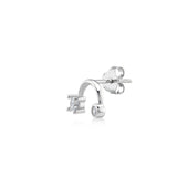 Sun Rise, Sterling Silver Earring (Sold INDIVIDUALLY)