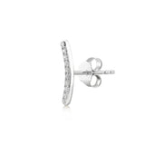 Arc, Sterling Silver Earring (Sold INDIVIDUALLY)