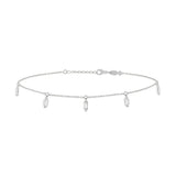 Abby, Sterling Silver Anklet