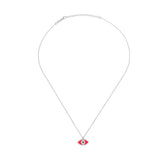 Eye, Sterling Silver Necklace