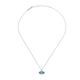 Eye, Sterling Silver Necklace