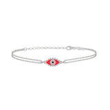 Mini Eye, Sterling Silver Bracelet